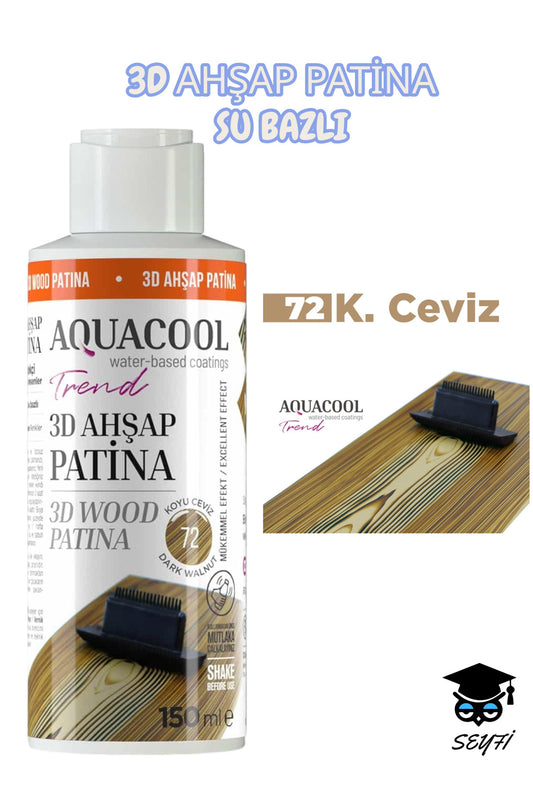 3D AHŞAP PATİNA SU BAZLI 150 ML