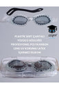 PLASTİK ÇANTALI YÜZÜCÜ GÖZLÜĞÜ PROFESYONEL POLYKARBON LENS UV KORUMA LATEX İÇERMEZ SİLİKON K1840