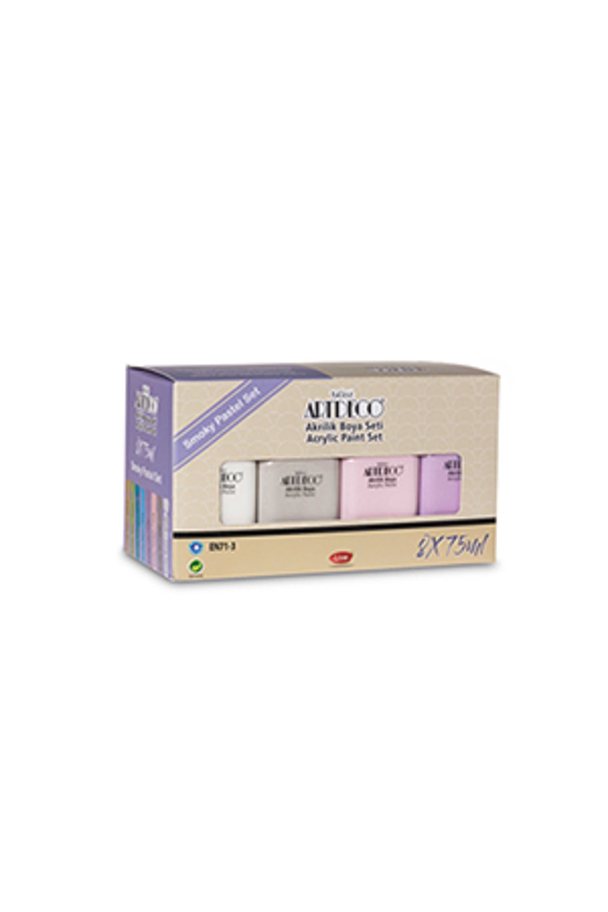NEW EDİTİON Akrilik Boya 8x75ml Pastel Smoky Renkler Set