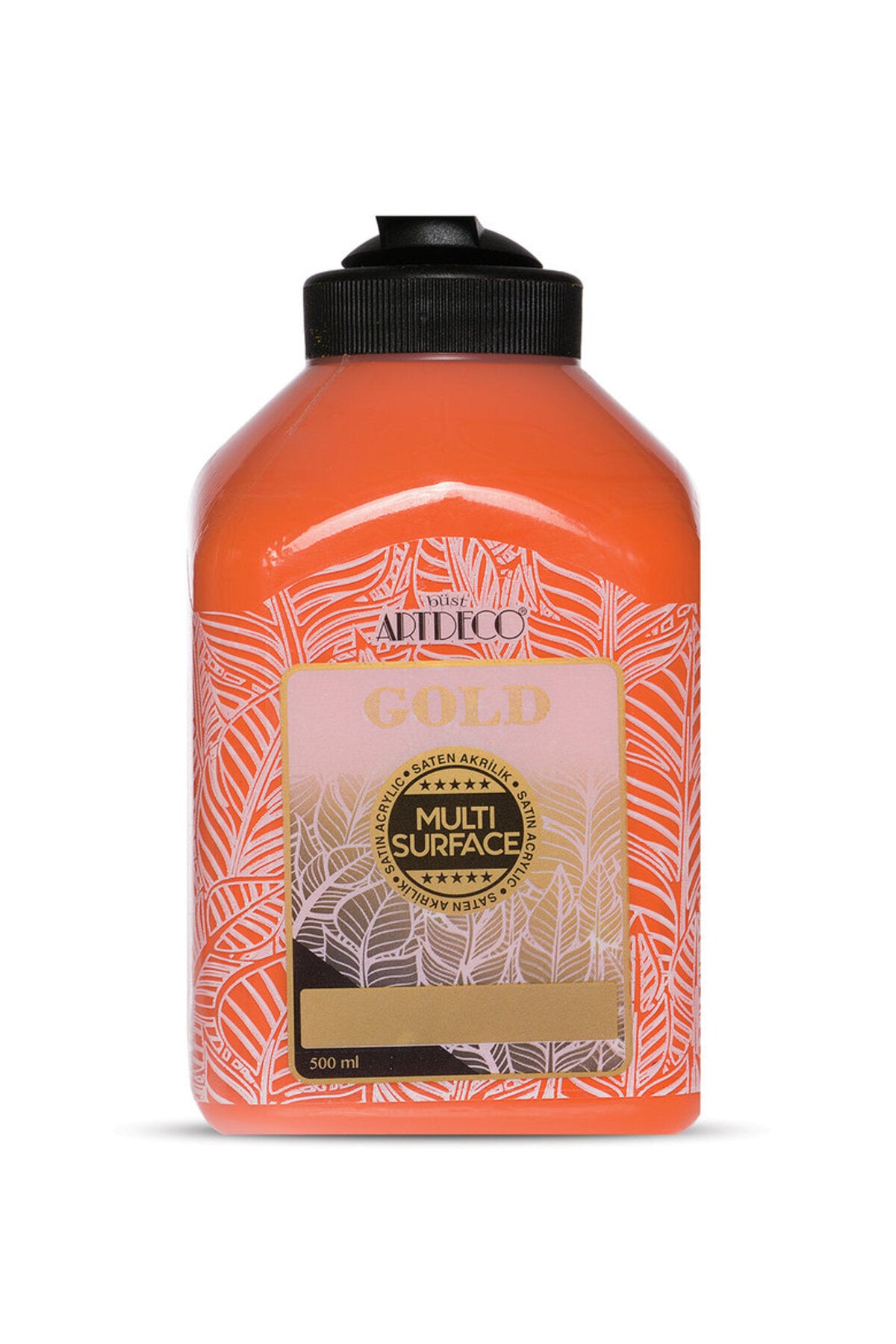 Gold Multi Surface Saten Akrilik Boya 500ml 215 Turuncu