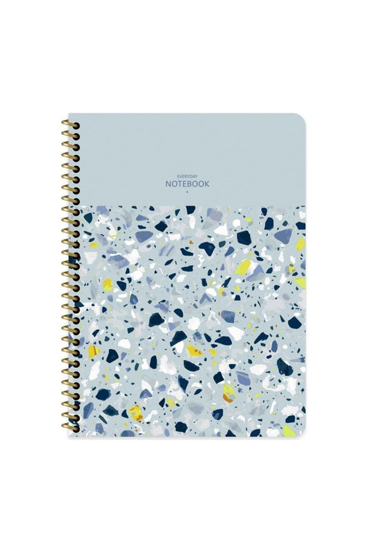 KARELİ 16x22 CM 80 YAPRAK PLASTİK KAPAK TELLİ DEFTER 60 GRAM BEYAZ SAYFA TERAZZO