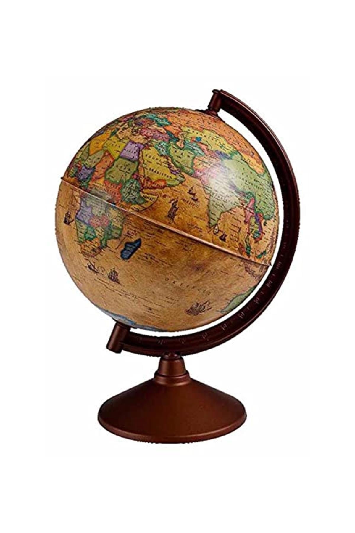 Modern Dünya Küre Antik Işıksız 20 Cm 48206