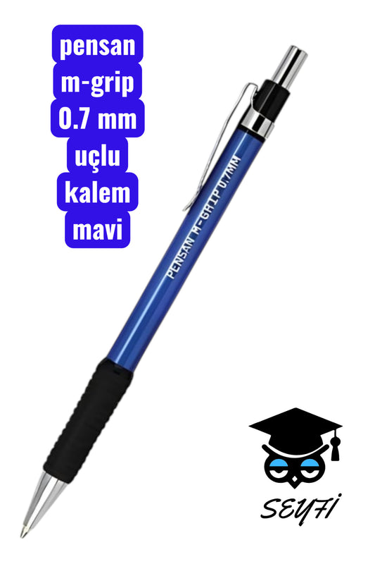 pensan M- Versatil Kalem 0.7 mm uçlu kalem sünger tutma alanı ve kaliteli mekanizma