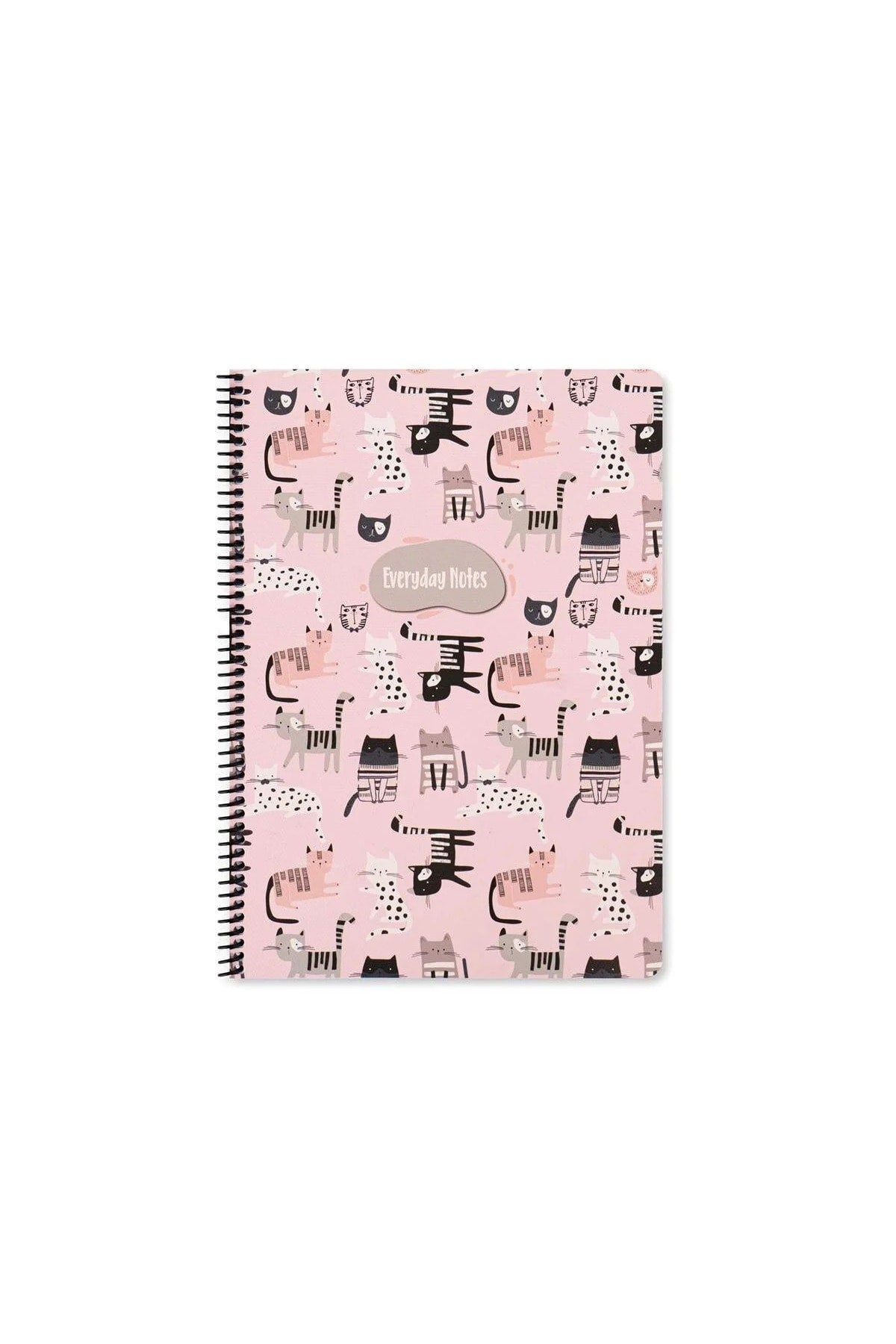 ÇİZGİLİ 16x22 CM 80 YAPRAK KARTON KAPAK TELLİ DEFTER 60 GRAM BEYAZ SAYFA ANİMAL FRİENDS