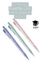 0,7 MM UÇLU PLASTİK GÖVDE PASTEL RENKLER 3'LÜ SET