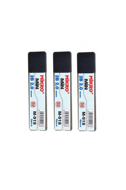Kalem Ucu 2.0mm 2b 2b Kalem Ucu 2mm Siyah 3 Adet