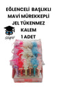 EĞLENCELİ BAŞLIKLI İNCE UÇLU JEL TÜKENMEZ KALEM MAVİ MÜREKKEP