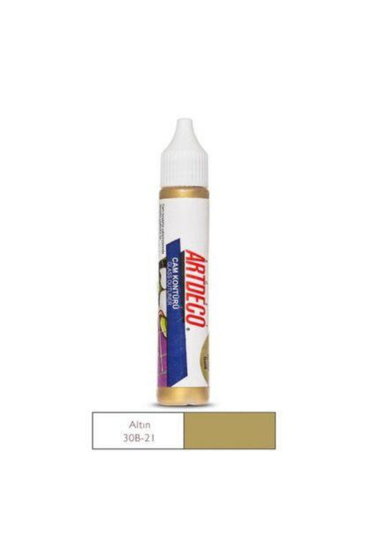 Cam Kontürü 30ml Altın