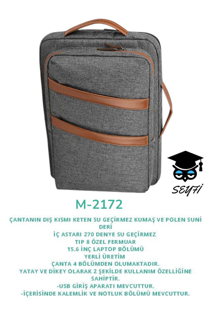 EVRAK NOTEBOOK LİSE ORTAOKUL İLKOKUL ÜNİVERSİTE SEYAHAT ÇANTASI 1.SINIF SU GEÇİRMEZ KUMAŞ