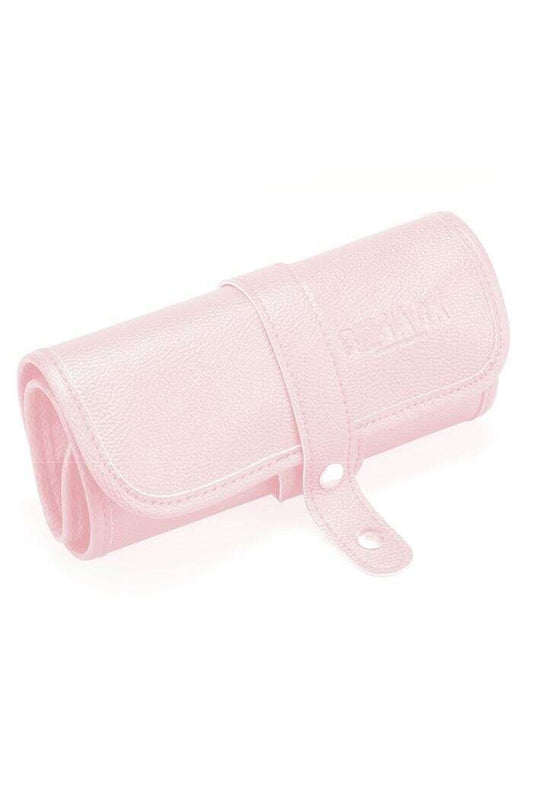 Suni Deri Rulo Kalemlik 36 Bölmeli Pastel Pembe