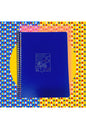 16x22 Cm 80 Yaprak Çizgisiz Plastik Kapak Telli Defter 60 Gram Beyaz Sayfa