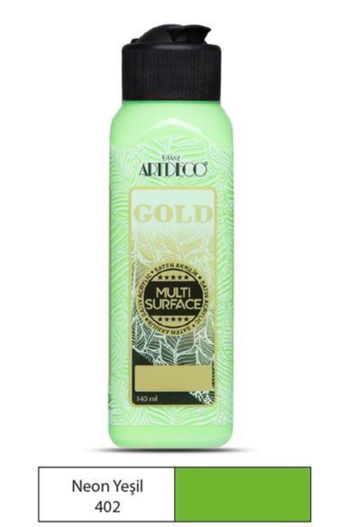 Gold Multi Surface Akrilik Boya 140 ml. 402 NEON YEŞİL