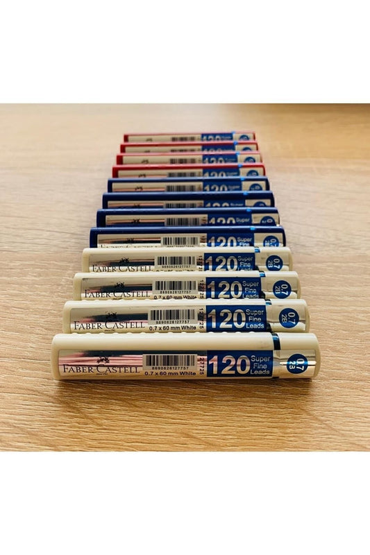 Grip Min Kalem Ucu 0.7 Karışık Renkli Paket 12 Adet (4 Beyaz 4 Mavi 4 Kırmızı).