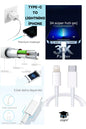 20W TYPE-C - LİGHTNİNG şarj kablosu 1 metre 3 A AC 110-240V samsung iphone ipad şarj kablosu