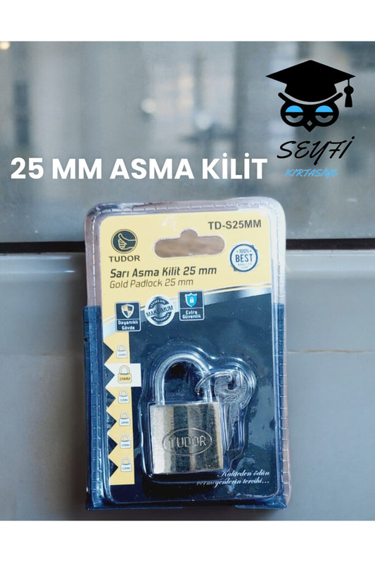 25 CMM ASMA KİLİT DOLAP KİLİDİ PASLANMAZ DARBEYE DAYANIKLI