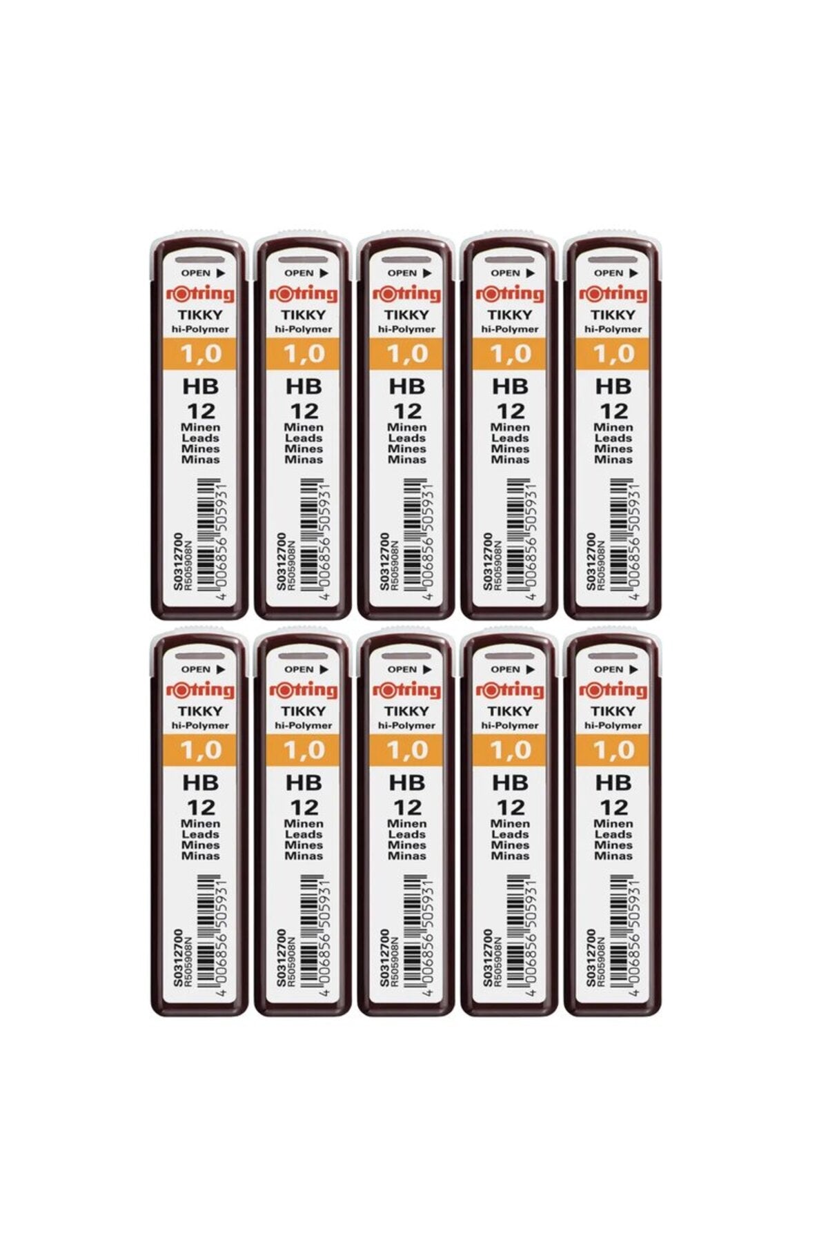 Hi Polymer Versatil Kalem Ucu Hb 0.9 / 1.0 Mm (S0312700) 10 Lu Paket