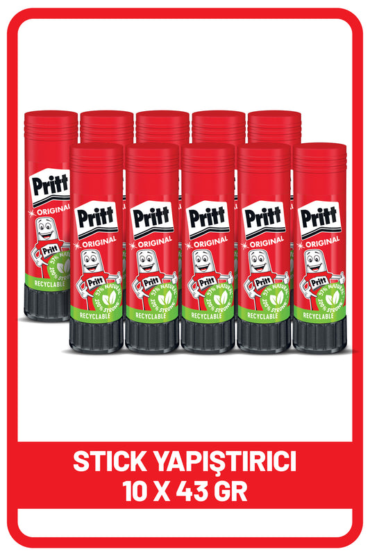Stick Yapıştırıcı 43gr Büyük Boy - 10 Adet