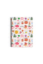 ÇİZGİLİ 16x22 CM 80 YAPRAK KARTON KAPAK TELLİ DEFTER 60 GRAM BEYAZ SAYFA COFFEE