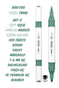 ART-X ÇİFT UÇLU AKRİLİK MARKER ÇİZİM KALEMİ HER YÜZEYE UYGUN KALICI MÜREKKEP 1-6 MM UÇ KALINLIKLARI