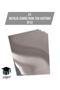 A4 20X30 CM METALİK GÜMÜŞ RENK FON KARTONU 10'LU