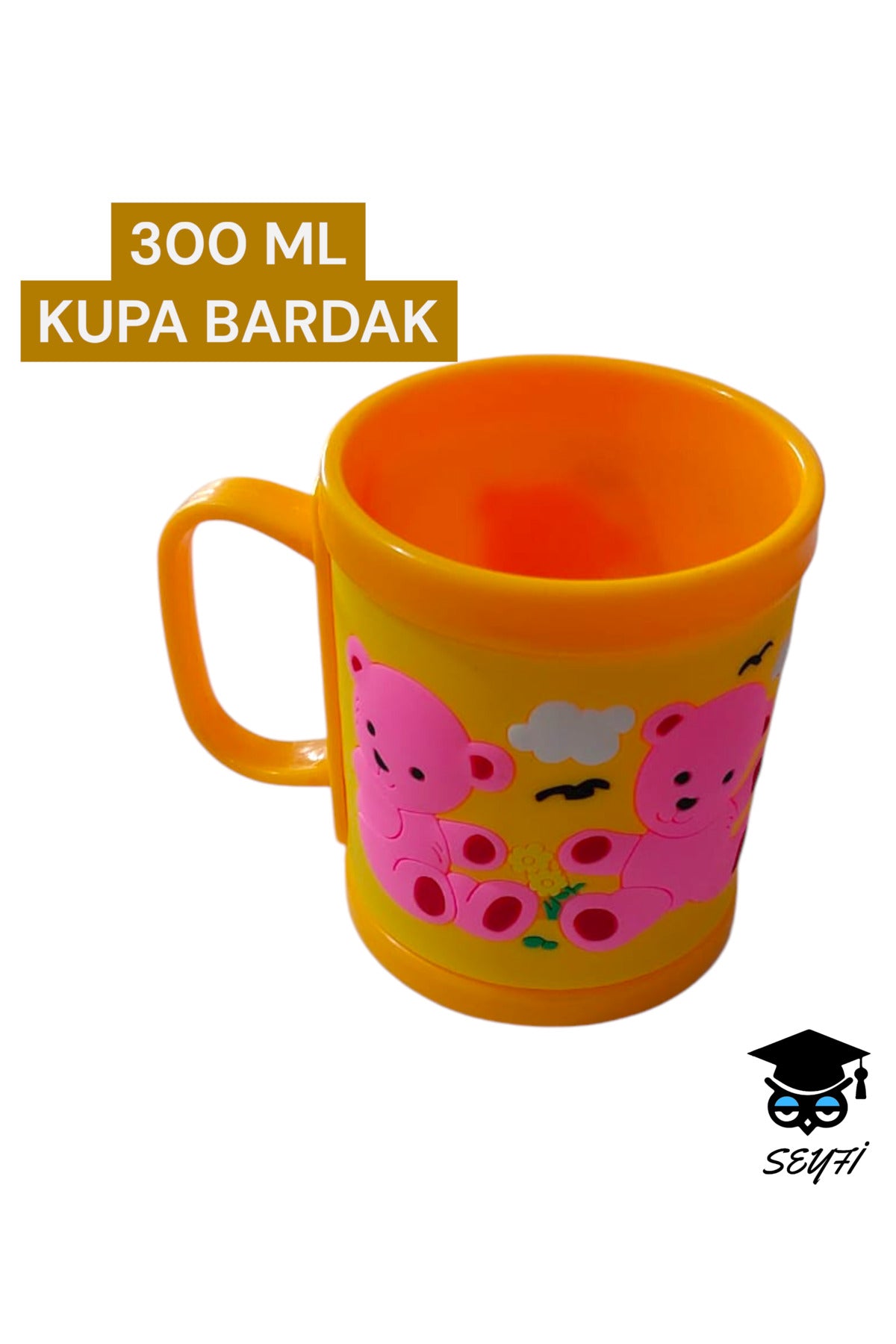 300 ml Desenli ve pop-it kupa bardak çeşitleri plasik çocuk bardakları 1 ADET Fosforlu canlı renkler