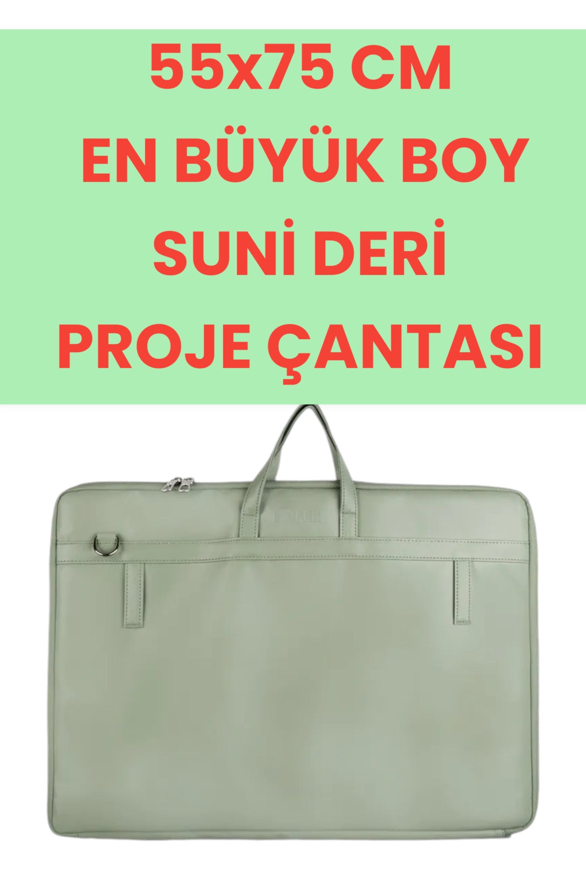 55X75 CM YUMUŞAK SUNİ DERİ PROJE-RESİM ÇANTASI YÜKSEK KALİTE %100 KALİTE VE İADE GARANTİLİ