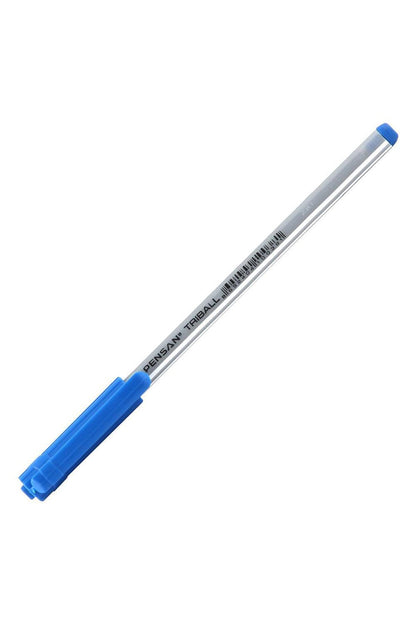 Triball 1003 Tükenmez Kalem 1.0 mm 12 Adet - Mavi
