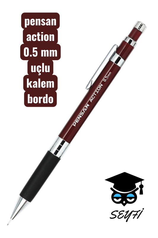 pensan Action Versatil Kalem 0.5 mm uçlu kalem silikon tutma alanı ve kaliteli mekanizma