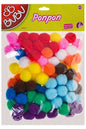 100'lü 2 cm Renkli Ponpon BU-BU00109