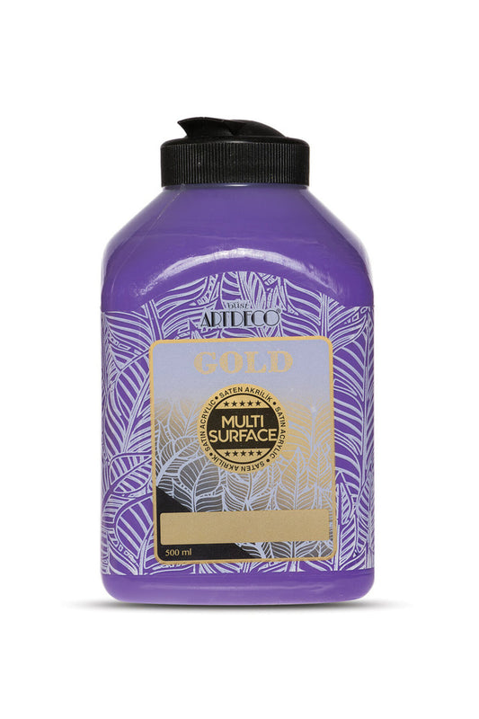 Gold Multi Surface Saten Akrilik Boya 500ml 250 Mor