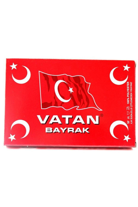 Atalı Bayrak 100x150 Cm - Atatürklü Türk Bayrağı Büyük Boy