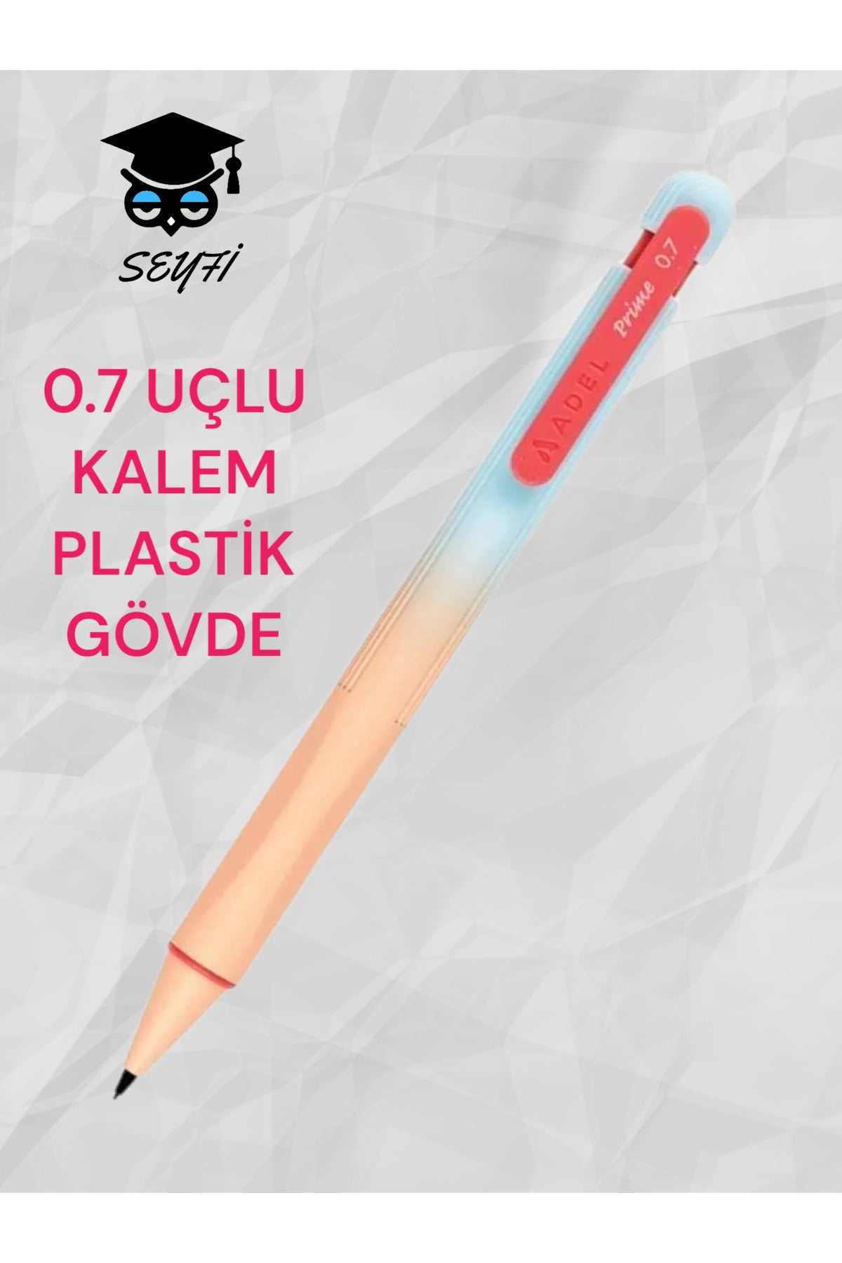 0.7 MM VERSATİL KALEM PLASTİK GÖVDE UÇLU KURŞUN KALEM MASH PRİME