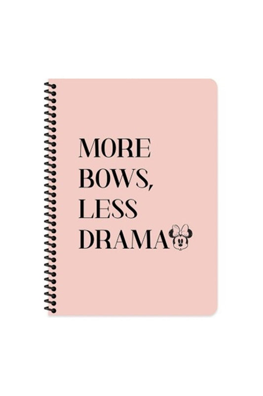 Mickey Mouse 20x28 Cm Çizgisiz 80 Yaprak Telli Defter Karton Kapak 60 Gr Beyaz Kağıt