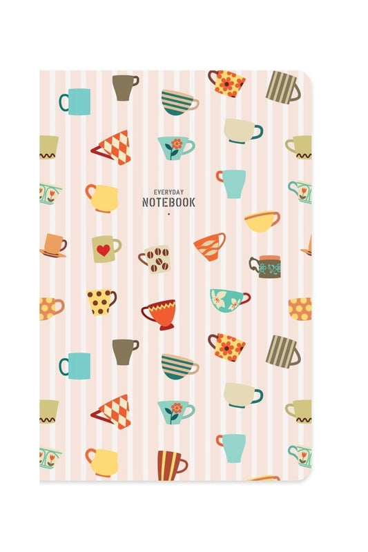 18,5x26 Cm 58 Yaprak Çizgisiz Tel Dikişli Defter Karton Kapak 70 Gr Ivory Kağıt