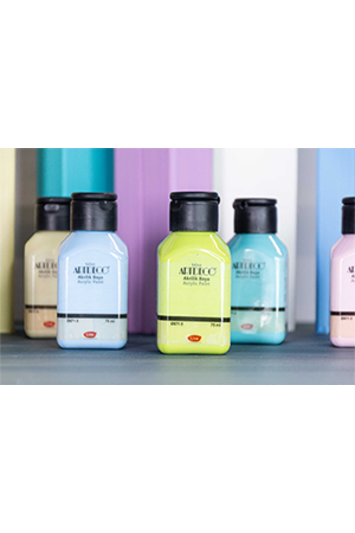NEW EDİTİON Akrilik Boya 8x75ml Pastel Smoky Renkler Set