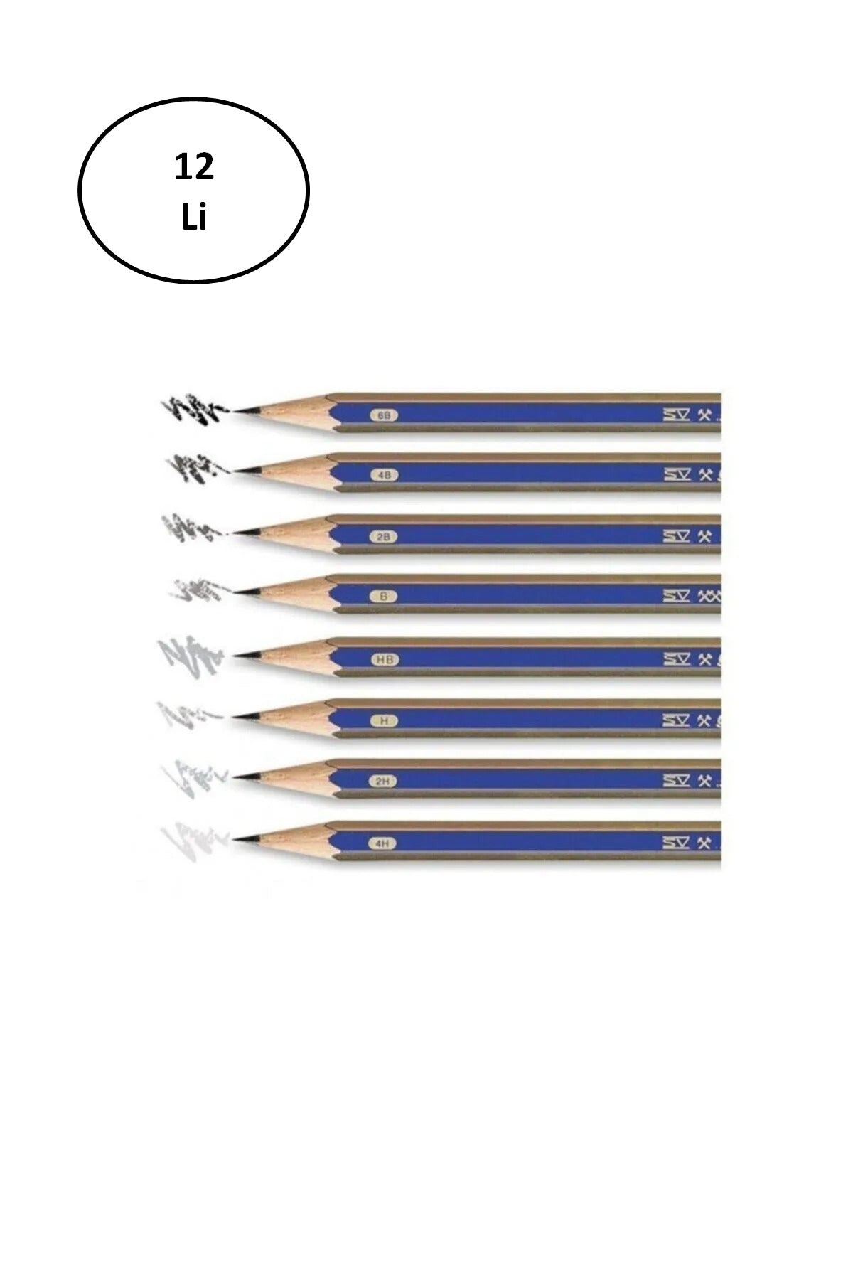Faber-castell Goldfaber 1221 Dereceli Kurşunkalem 5b 12'li Kutu (5165112505)
