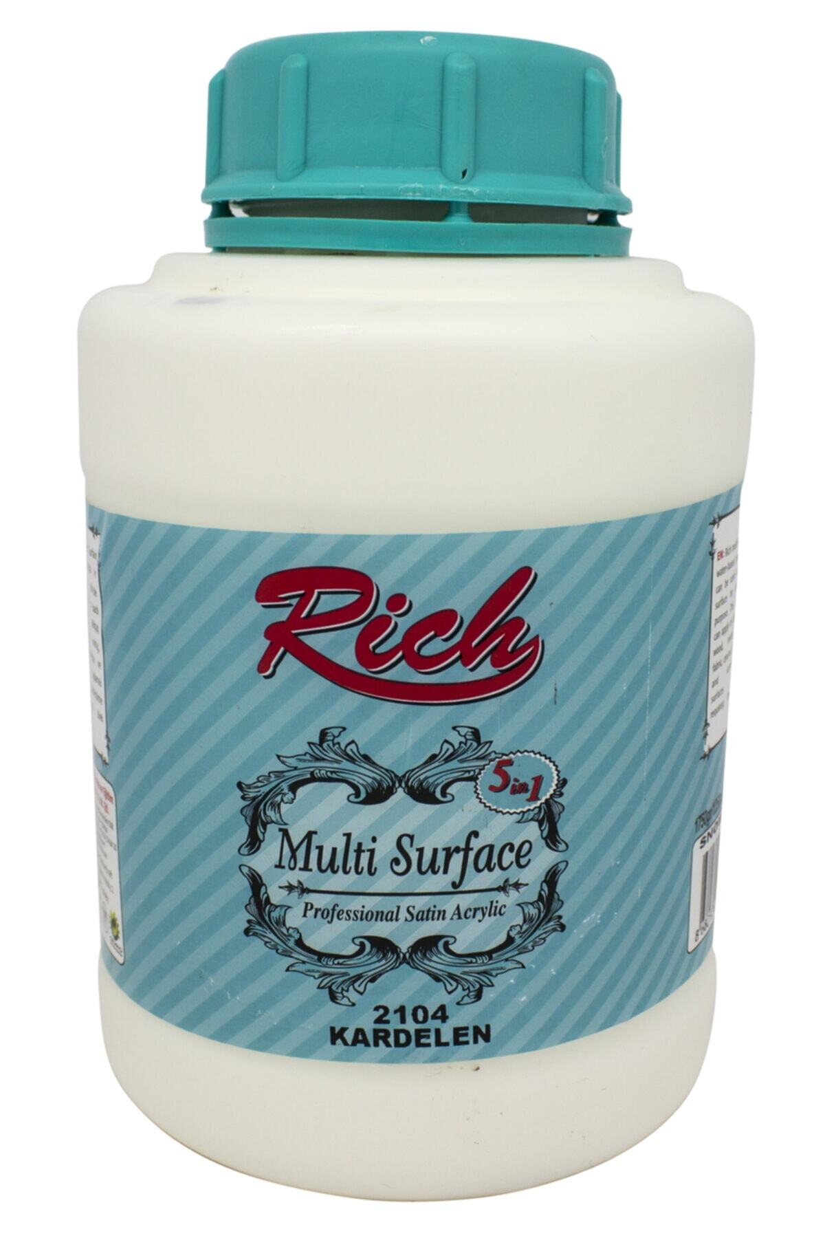 Multi Surface Mobilya Boyama - Her Yüzey Için Akrilik Boya 1250 Cc. 2104 Kardelen 12502104