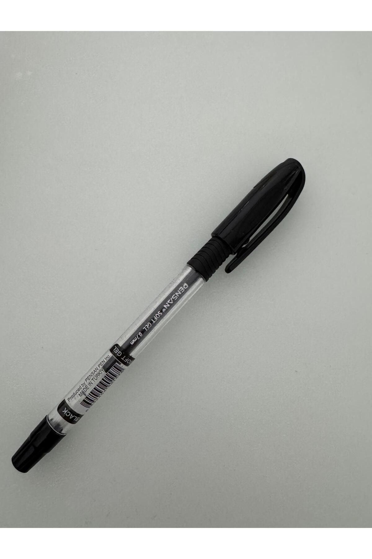 Tükenmez Kalem Soft Gel 0,7 MM Siyah (5 Adet)