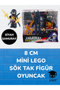 8 cm mini Yapı Oyuncak sök tak figür oyuncak, siyah renkli eğlenceli set