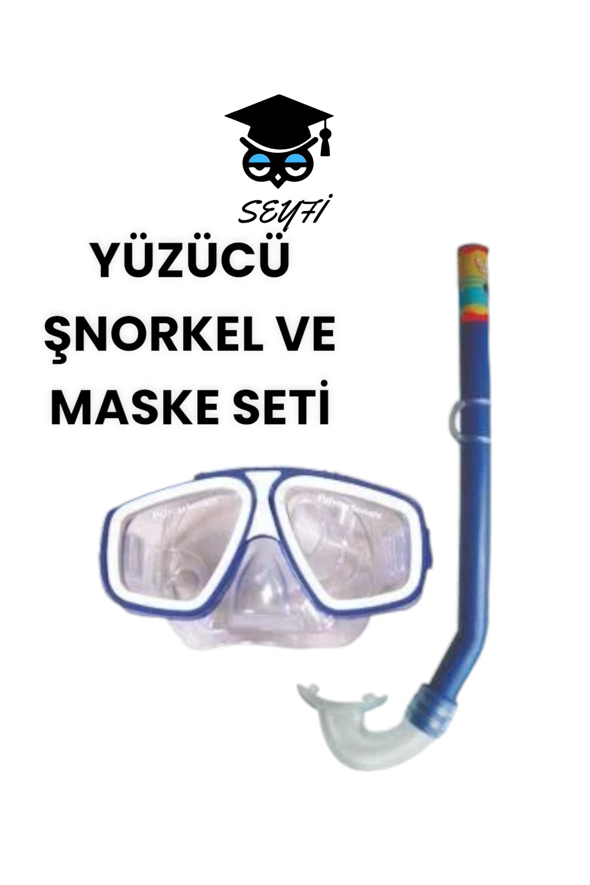 YÜZÜCÜ MASKE VE ŞNORKEL SETİ