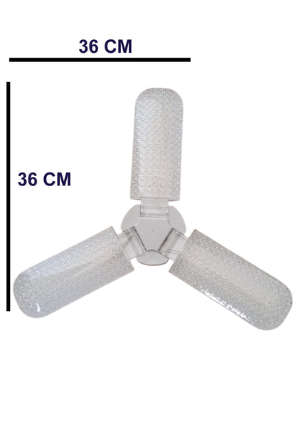 48W KRİSTAL PERVANE LED AMPÜL (BEYAZ IŞIK)6500K/4320 LÜMEN
