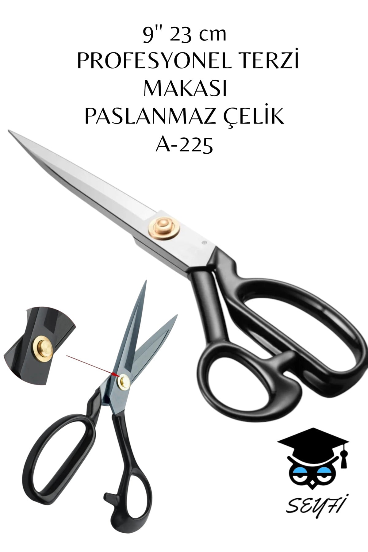 10 '' 26 cm td-250 PROFESYONEL TERZİ MAKASI PASLANMAZ ÇELİK