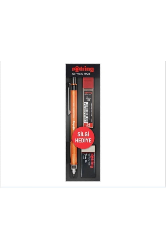 0.7 MM VİSUCLİCK+MİN SİLGİ OKUL SETİ PEMBE