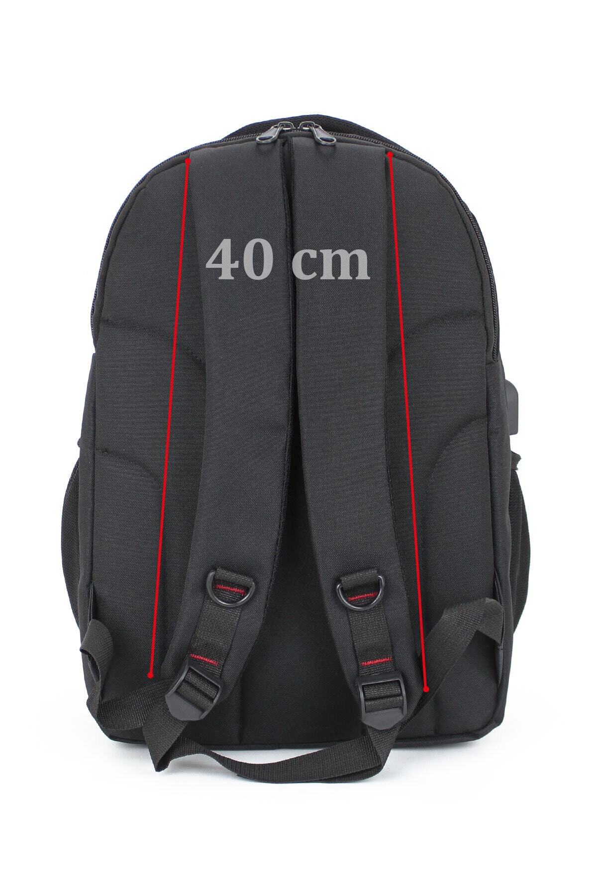 YÜKSEK KALİTE SIRT ÇANTASI SU GEÇİRMEZ DENYE KUMAŞ LAPTOP BÖLMELİ KORUYUCU PEDLİ 47X32X16,5 CM