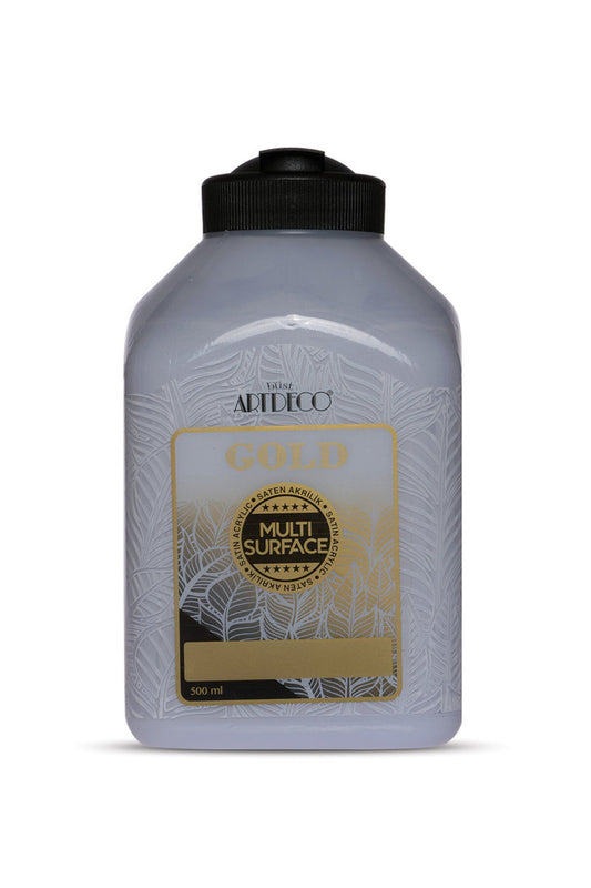Gold Multi Surface Saten Akrilik Boya 500ml 341 İstiridye Gri
