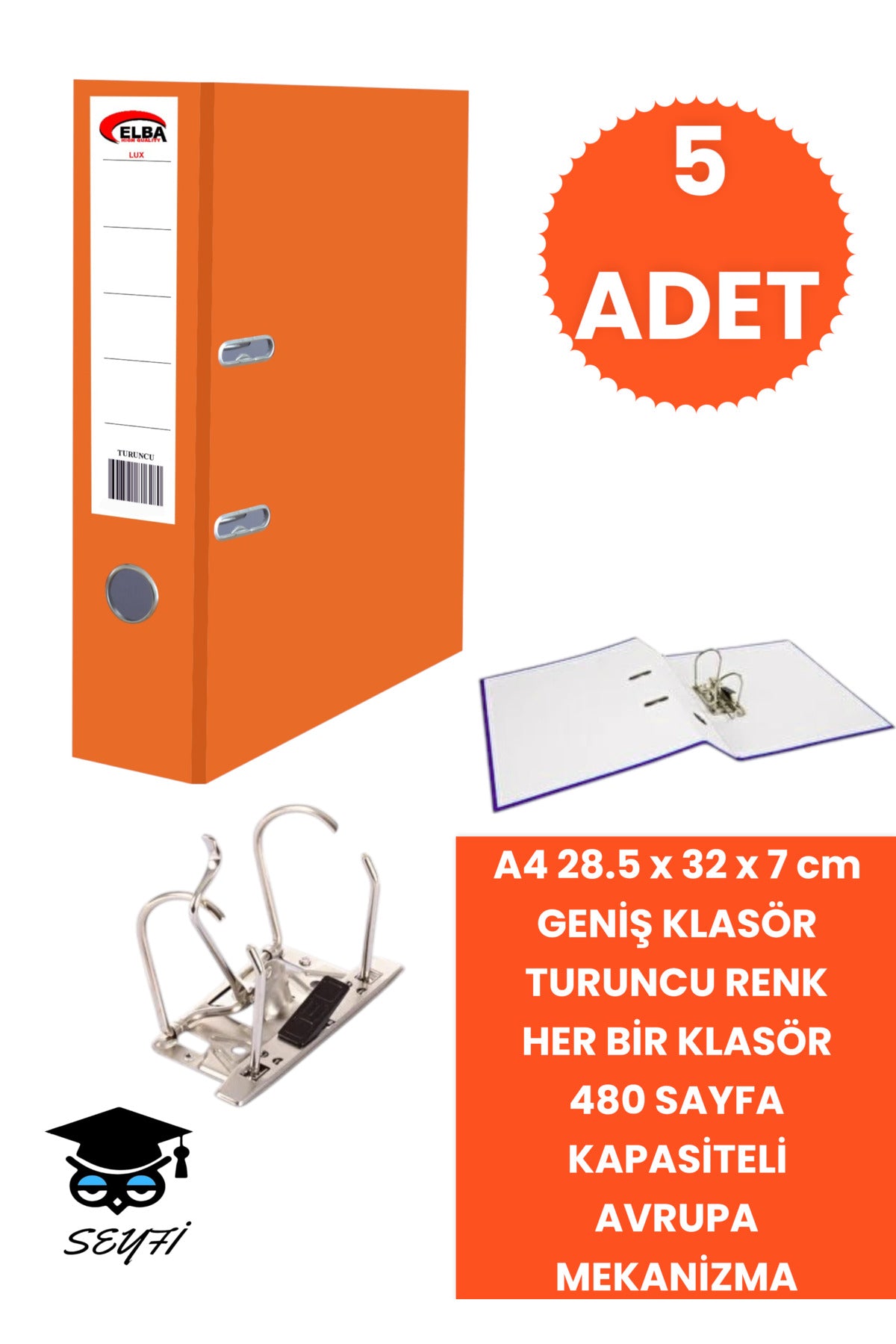 OFİS BÜRO KLASÖRÜ ÇİFT HALKA AVRUPA METAL MEKANİZMA ÇEŞİTLİ RENK VE ADETLERDE DAR VE GENİŞ KLASÖR