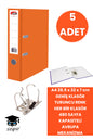 OFİS BÜRO KLASÖRÜ ÇİFT HALKA AVRUPA METAL MEKANİZMA ÇEŞİTLİ RENK VE ADETLERDE DAR VE GENİŞ KLASÖR