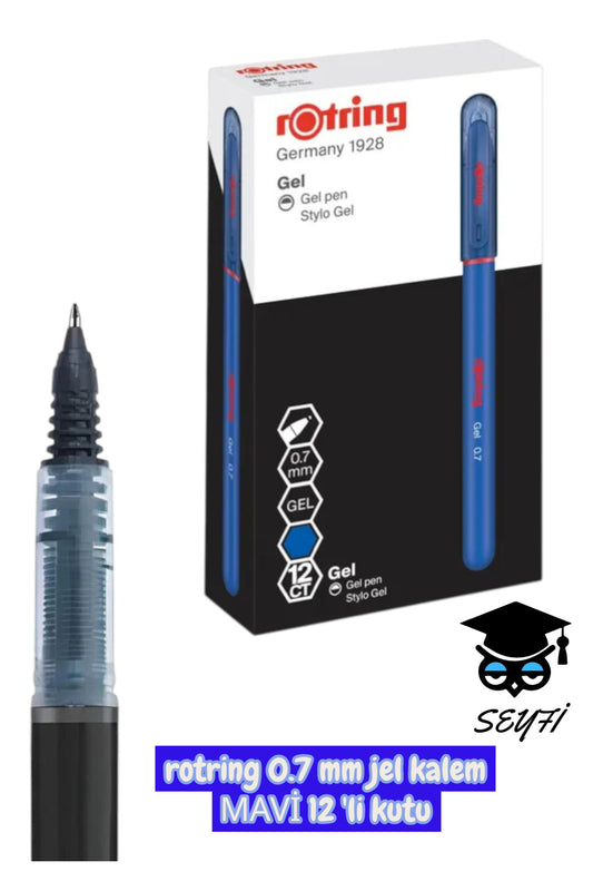 rotring 0.7 mm jel kalem 12 'li kutu