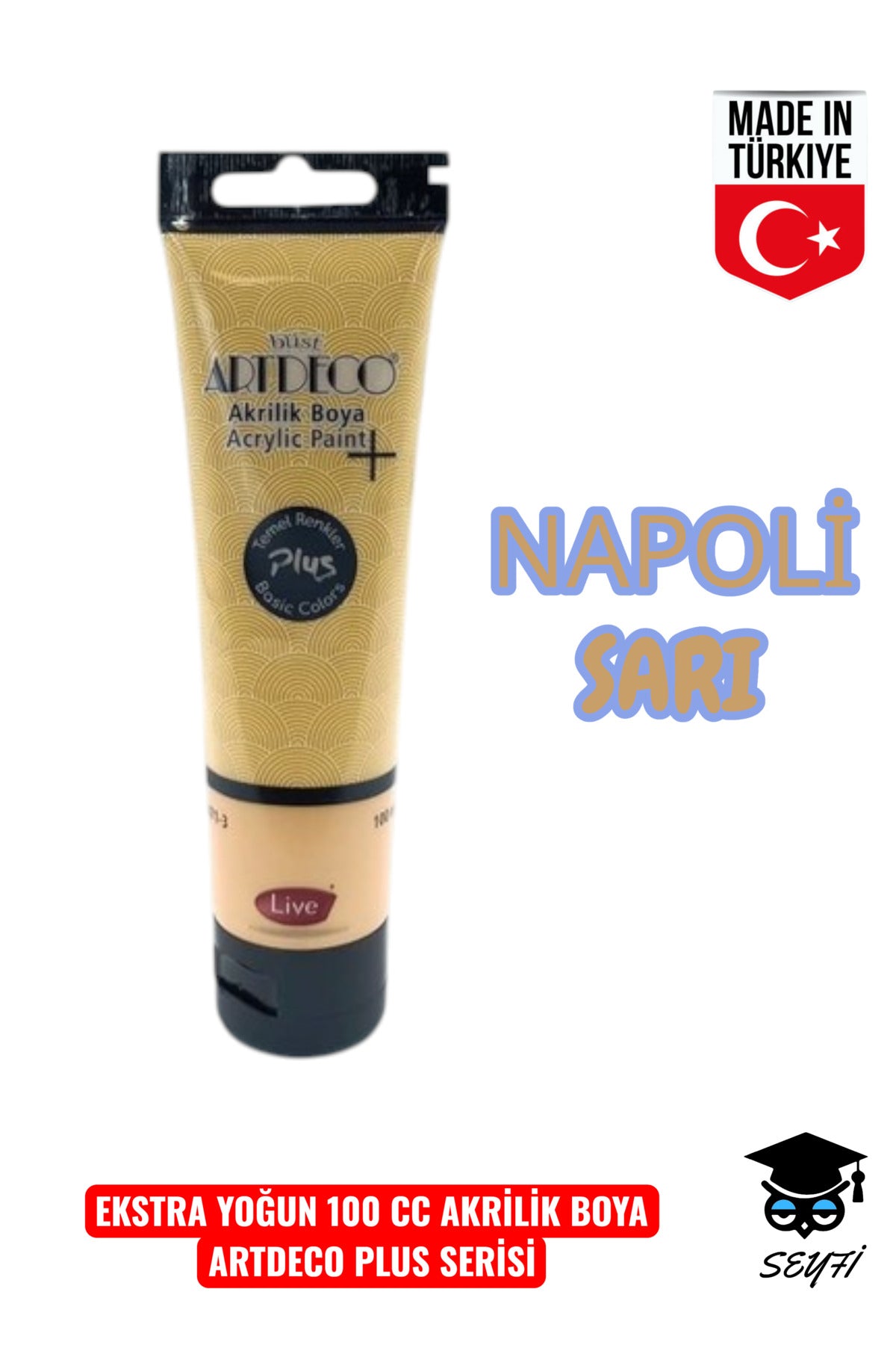 100 ML EKSTRA YOĞUN AKRİLİK BOYA ARTDECO PLUS SERİ