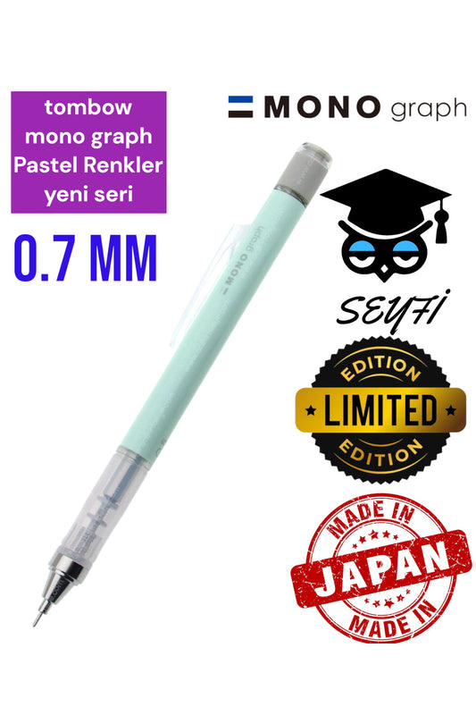 Mono Graph pastel renk uçlu kalem 0.7 mm YENİ ÜRÜN tombow